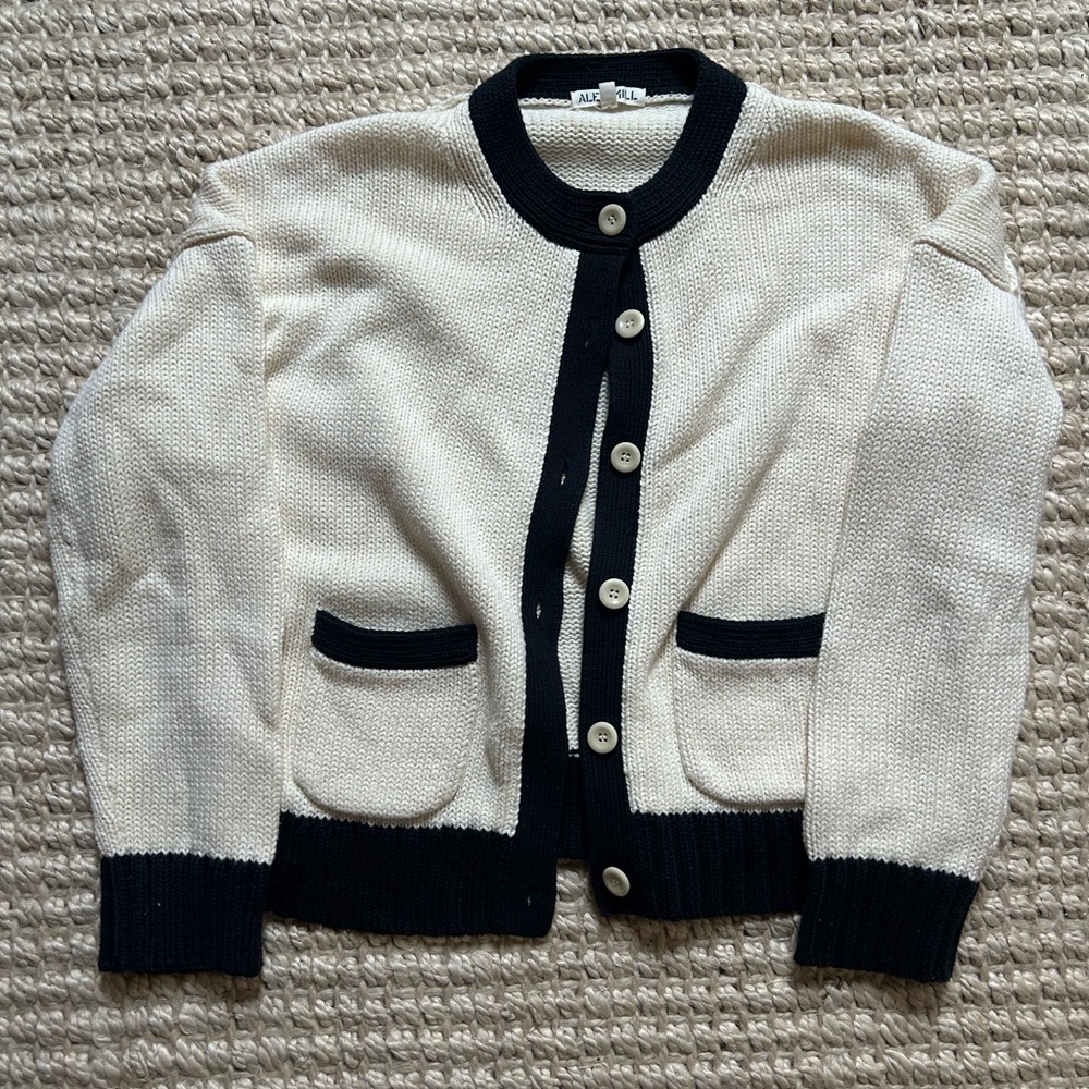 Alex Mill Nico Tipped Cardigan - Picture 4 of 8